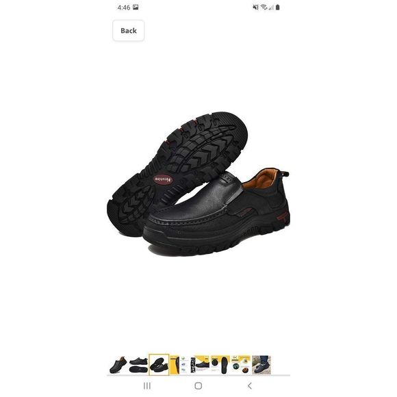 Venshine Shoes New Mens 2 Venshine Leather Walking Shoes Casual Loafers Slip On Memory Foam